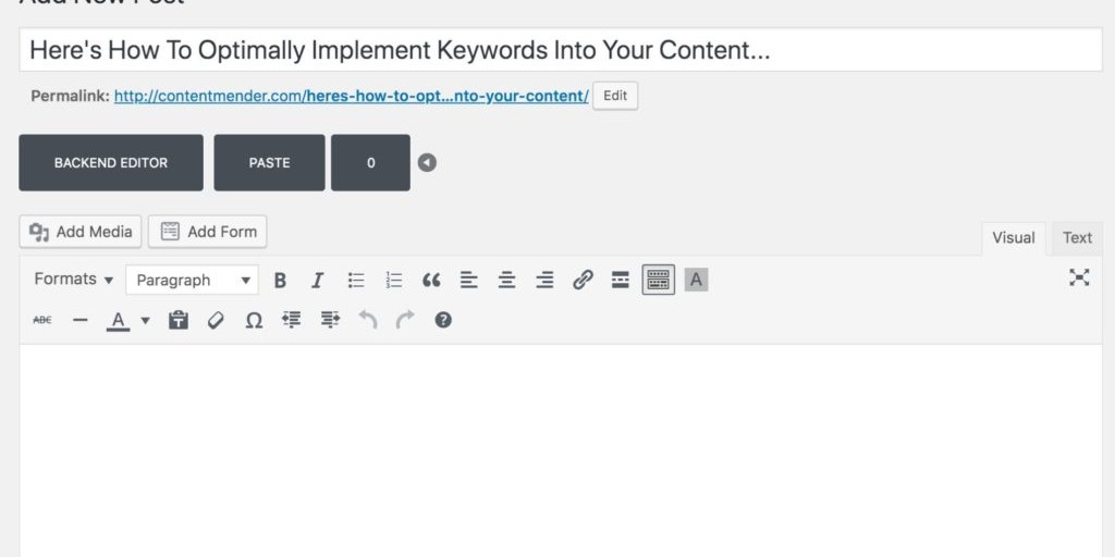 implement your keywords correctly