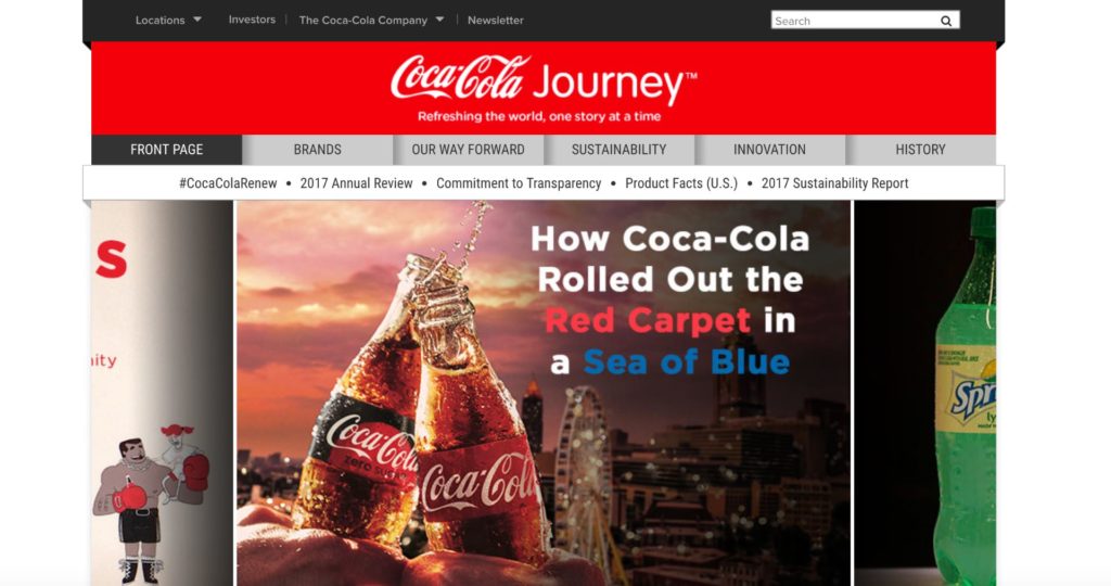 Who has the Best Content Strategy Coca Cola ContentMender