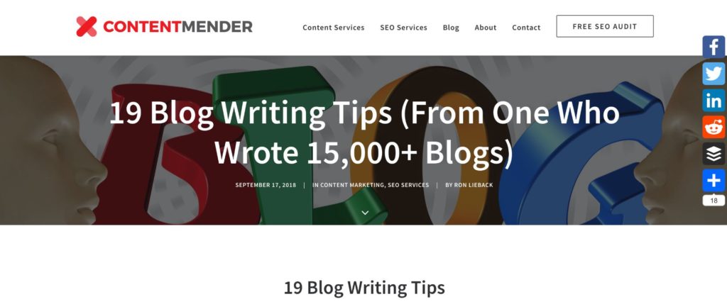 WordPress Blog Post