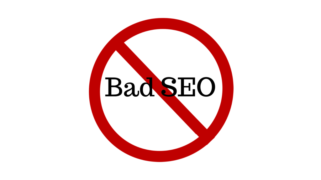 Recognize These Early Warning Signs of Bad SEO Techniques? 9 Red Flags- if you experienced any of these run.