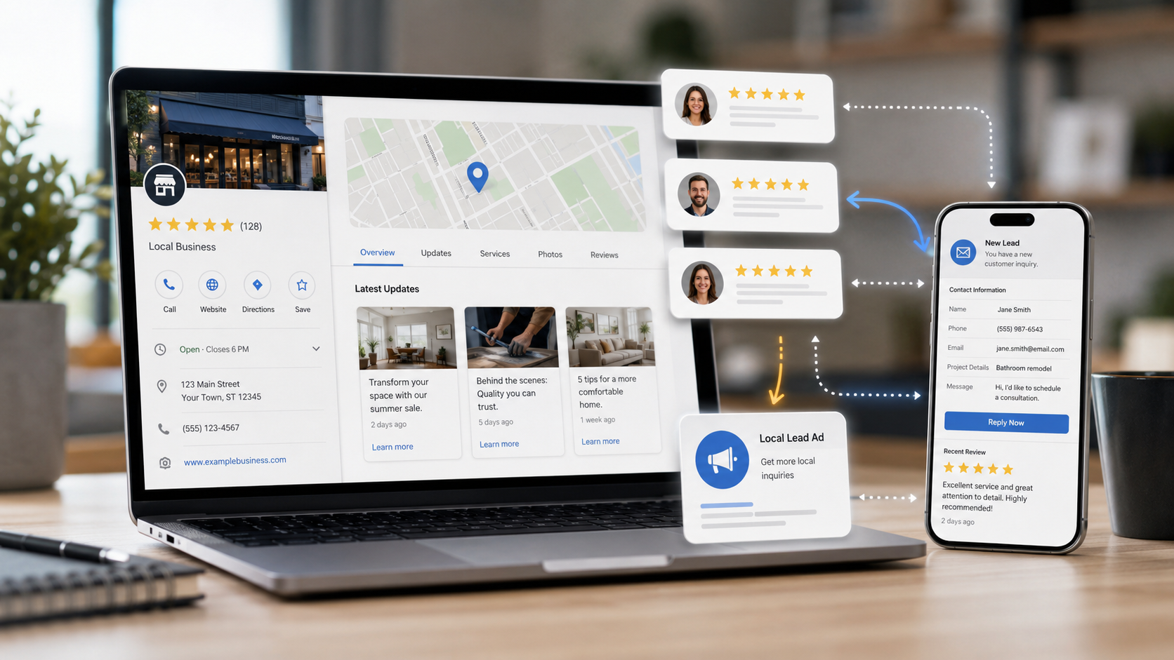 How Google Business Profile and LSA Work Together