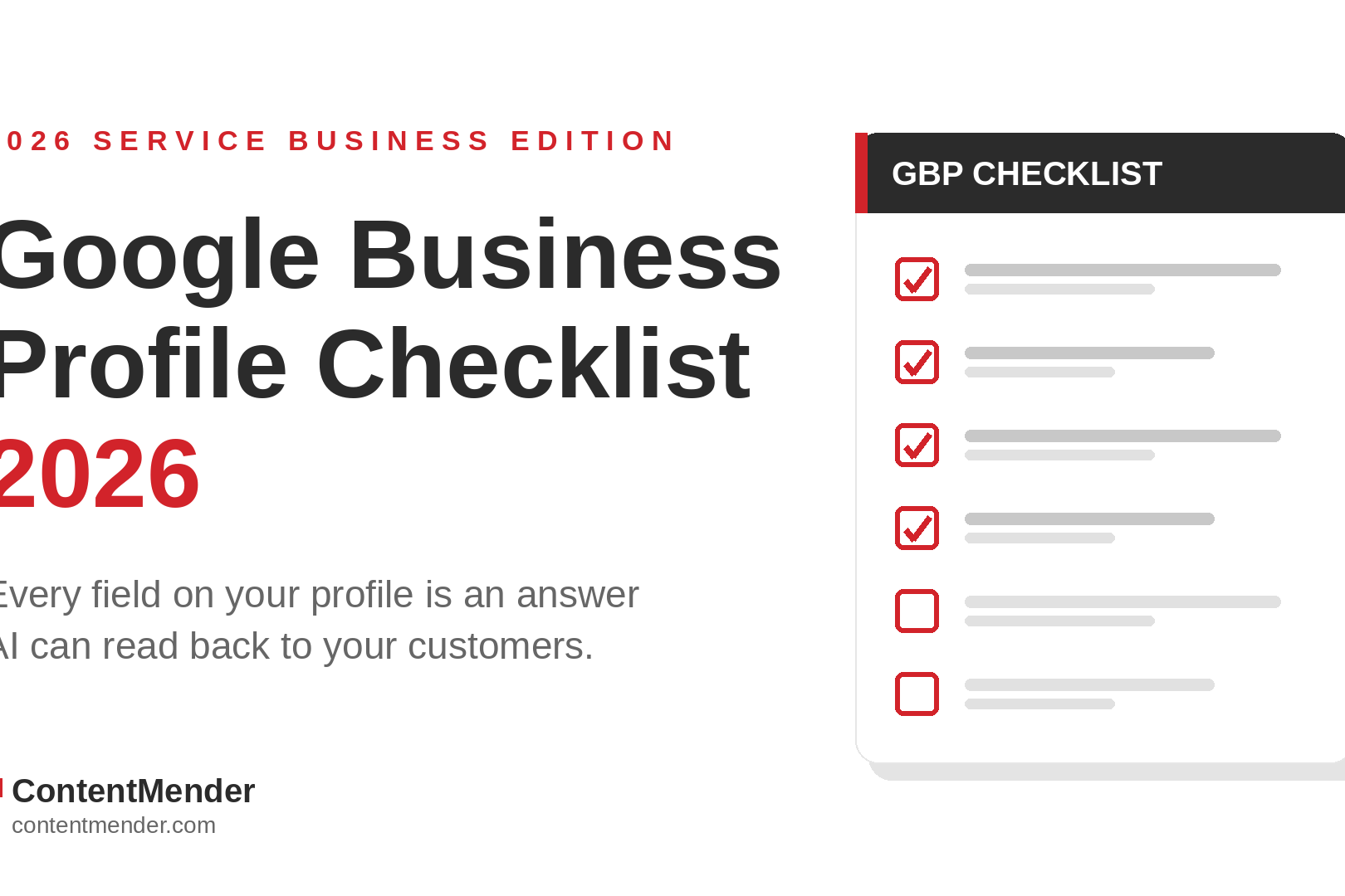 Lead-Google Business Profile Checklist for SMBs
