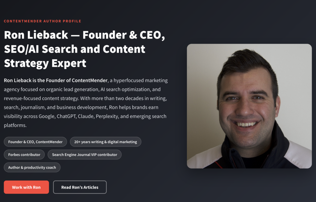 Author Page SEO: Rank in Google & AI Search ContentMender